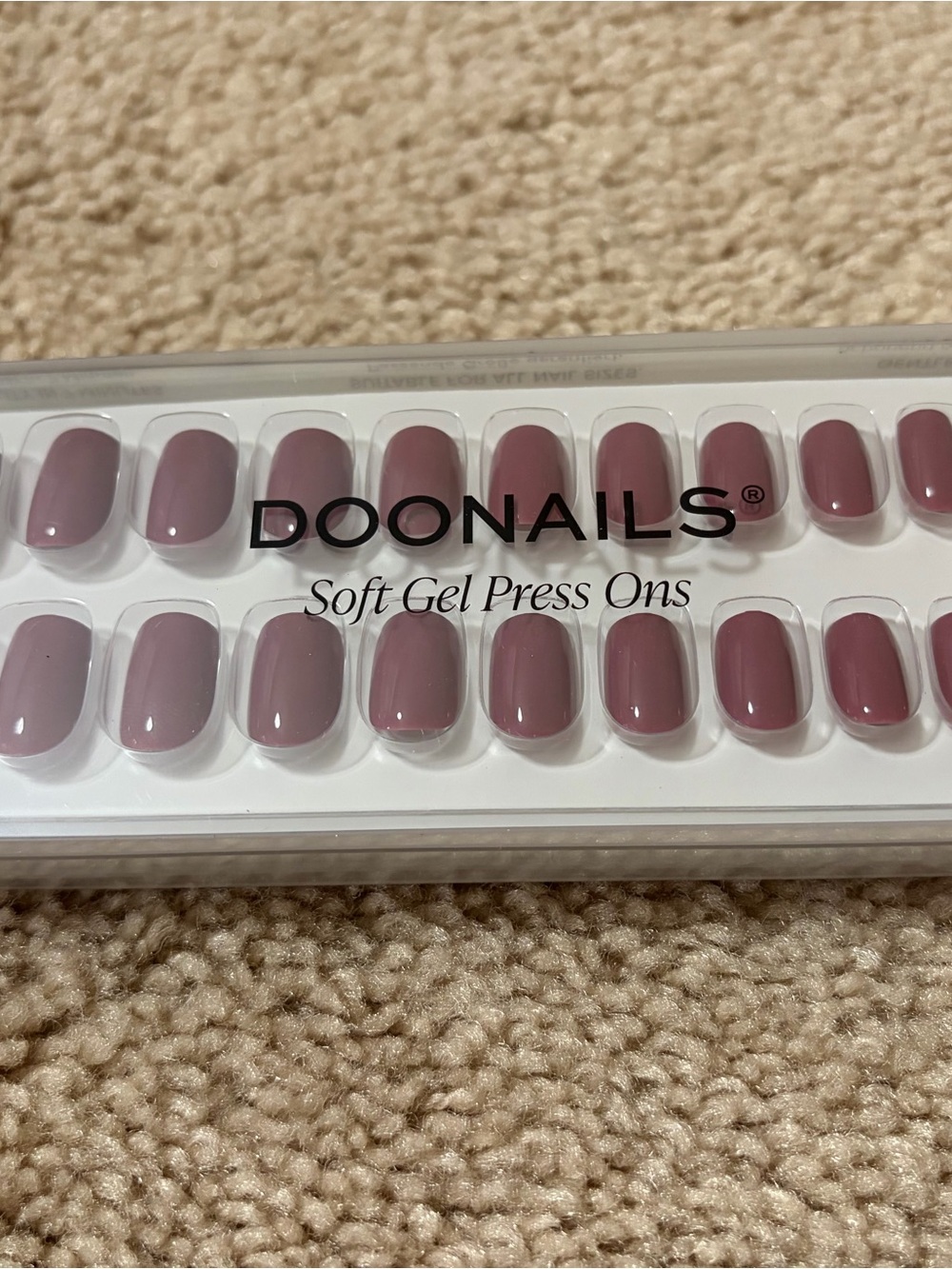 Doonails Soft Gel Press On Nails in Bubblegum